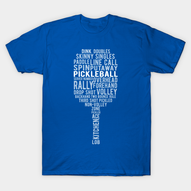 Pickleball Terminology Word Cloud for Avid Picklers Pickleball T
